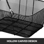 12PCS Metal Shopping Baskets with Handles - Durable and Space-Saving Design