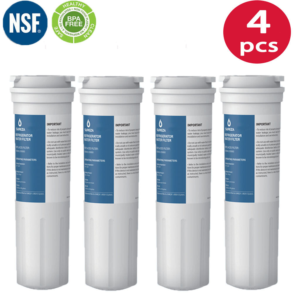 4 PCS Fisher Paykel 836848 Premium Compatible Ice & Water Fridge Filter - 836860