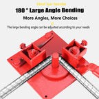 1-20MM Manual Metal Bender Machine For Steel Pipe Construction Building Tool AU