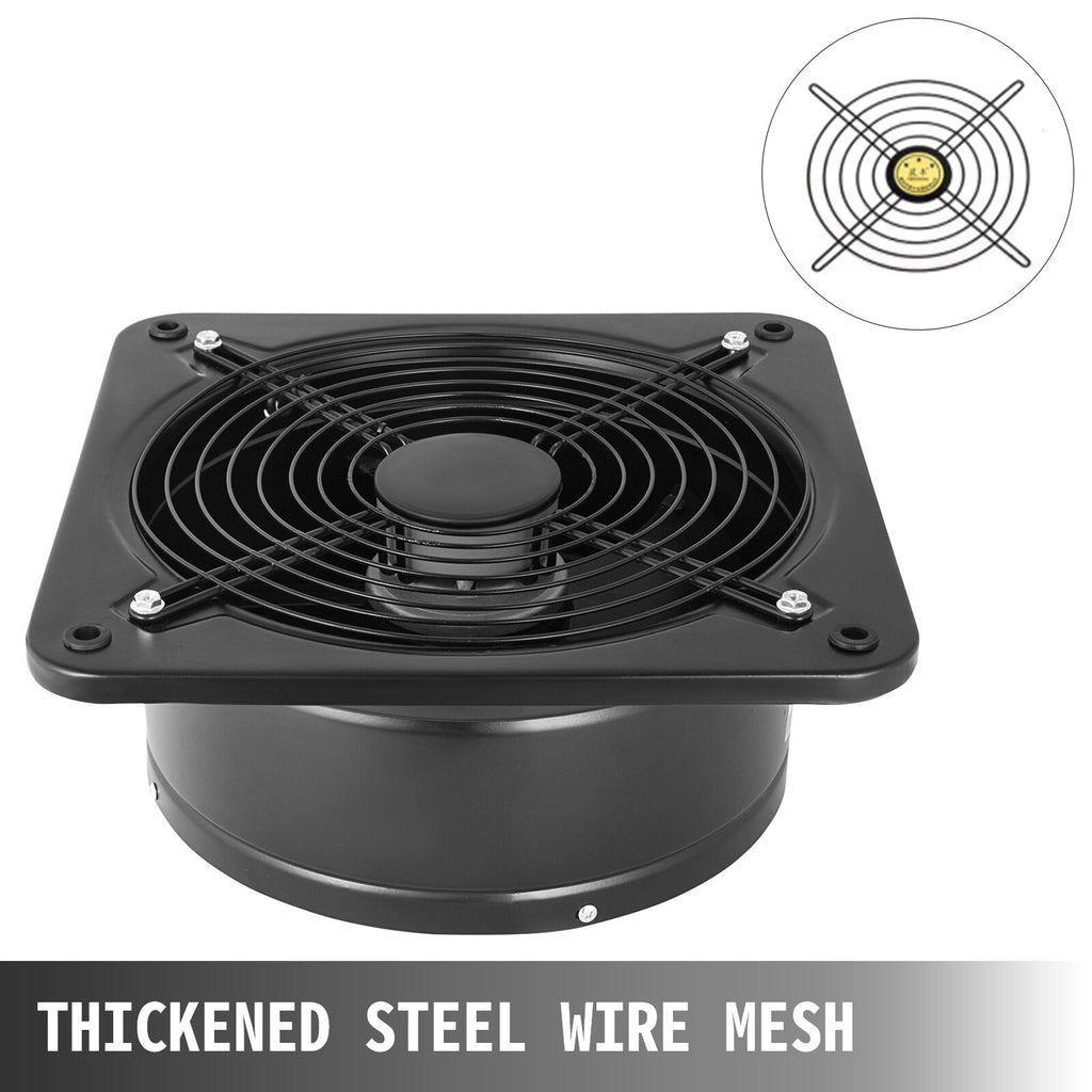 12" Metal Exhaust Fan, 150W, Quiet Operation for Commercial Use