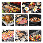 Folding Barbecue Grill Portable Charcoal Grill with Rotating Cooking Griller AU