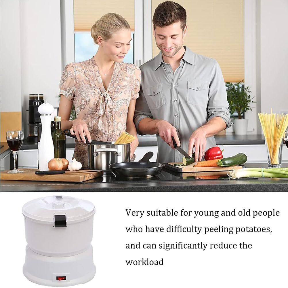 220V Automatic Electric Potato Peeler Potato Peeling Machine Vegetable Peeler