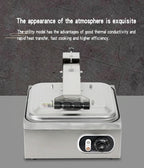 1500W Electric Toaster Machine Steak Press Maker Sandwich Bread Toaster Temp AU
