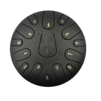 12" Handpan 15 Notes Steel Tongue Drum Percussion Instrument C Major Music