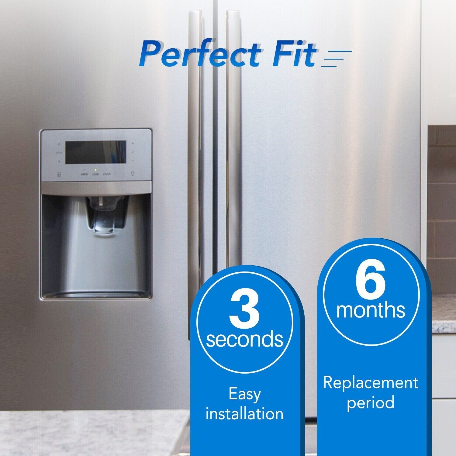 2 X Fisher Paykel 836848 Premium Compatible Ice & Water Fridge Filter - 836860