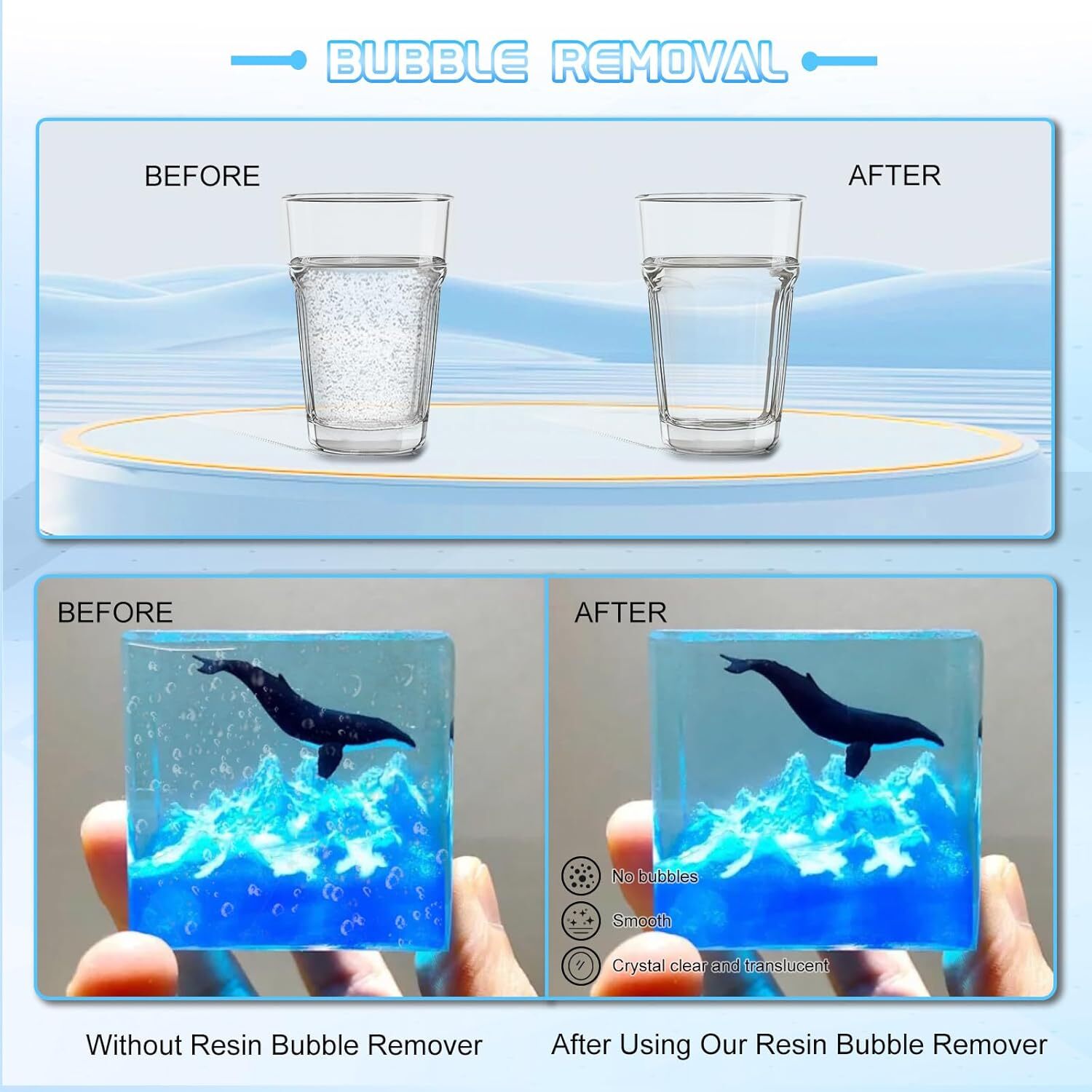 Upgraded Resin Bubble Remover 95kPa Vacuum Resin Machine for DIY Crafts Jewelry