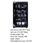 100L Digital Dehumidify Dry Cabinet Camera Lens Electronic Equipment Storage Box