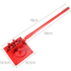 1-20MM Manual Metal Bender Machine For Steel Pipe Construction Building Tool AU