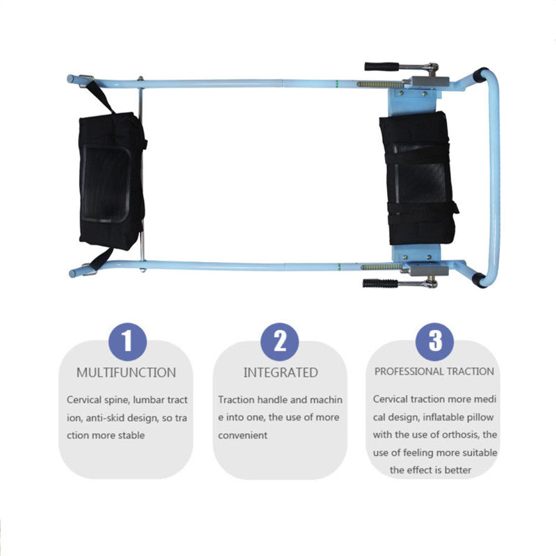 Lumbar Stretching Device Bed Therapy Massage Tool Back Lumbar Traction Device