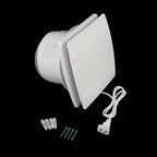 Exhaust Fan 6" Ventilation Fan Window Wall Mount Vent Fan for Kitchen Bathroom
