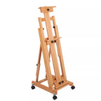 Artist Easel H-Frame Easel Large Studio Heavy-Duty Wood Painting Art Easel Stand