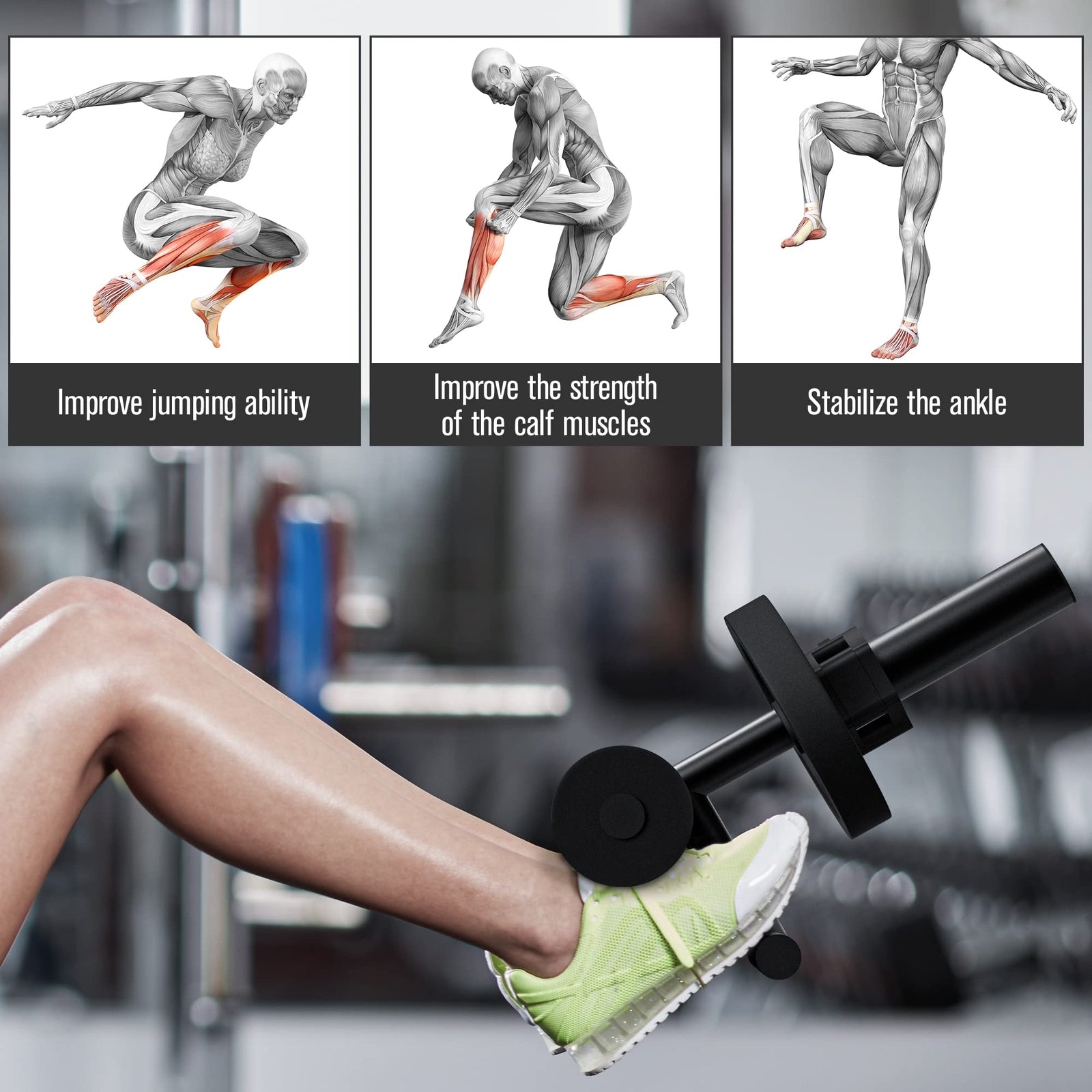 Tibia Dorsi Calf Raise Machine Tib Bar for Strengthening Lower Leg Muscles Ankle