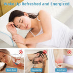Couples Pillow Arched Cuddle Pillow with Arm Hole Slow Breathable Memory Foam AU