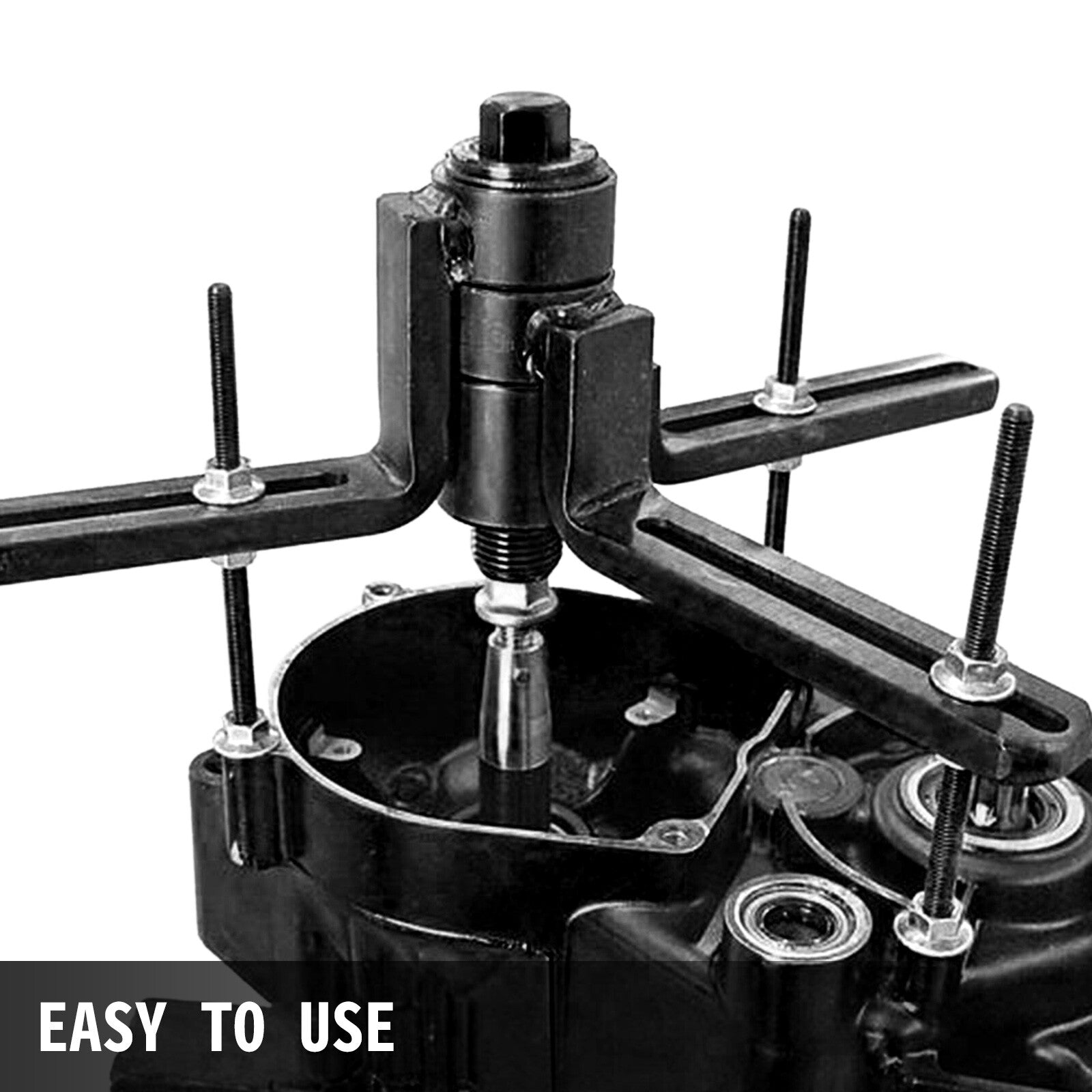 Heavy-Duty Motorcycle Crankcase Splitter & Separator Tool with Adjustable Arms