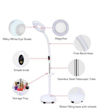 16x Magnifying Glass w/ Light Flexible Gooseneck Magnifying Floor Lamp LED light
