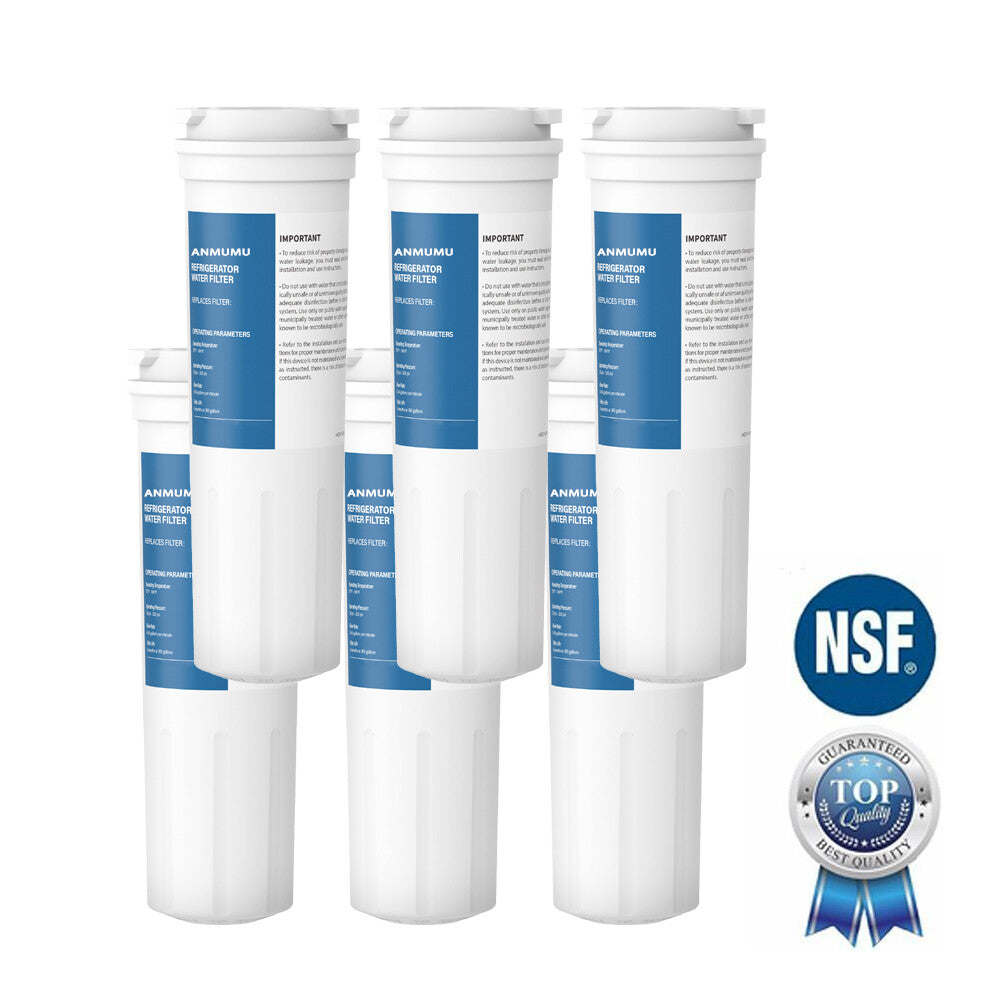 6PCS Fisher Paykel 836848 Premium Compatible Ice & Water Fridge Filter - 836860