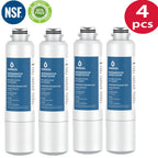 Samsung Fridge Replacement Water Filter 4-Pack for SRF719DLS, DA29-00020B Models