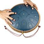 33cm Steel Tongue Drum, 15-Note C Major with Mallets for Relaxation