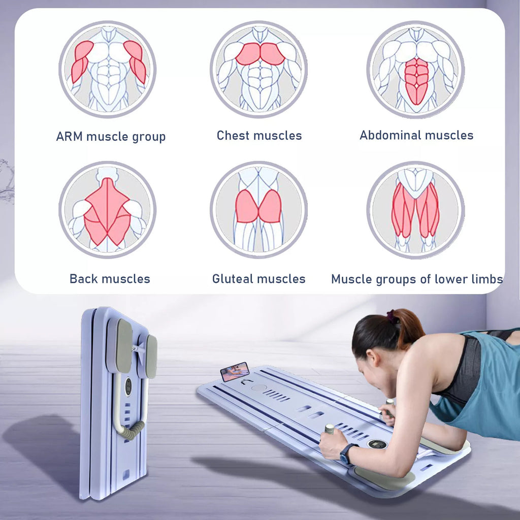 5-in-1 Abdominal Exercise Board Pilates Reformer Board Set Fitness Equipment AU