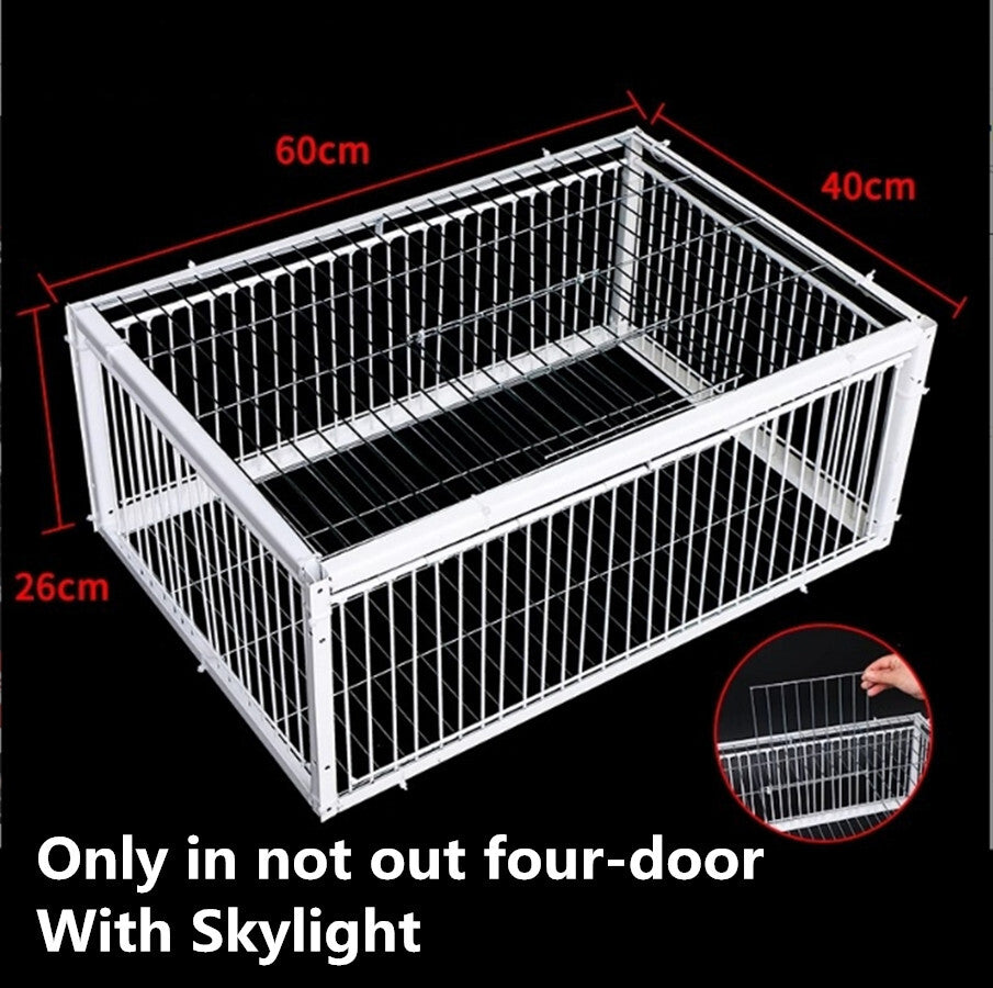 Birds Cage Small Animals Catch Trap Four Sides One Way Entrance Anti-Escape Slot