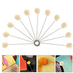 100Pcs DIY Leathercraft Wool Leather Dye Dauber Finish Applicator Tool Kit