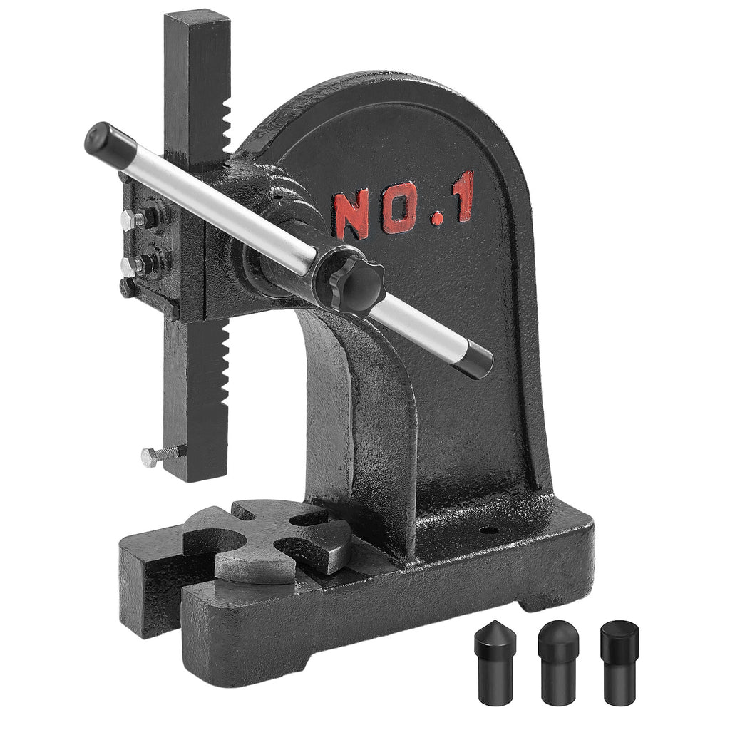1 Ton Manual Arbor Press for Metal, Leather, and Handicraft Processing