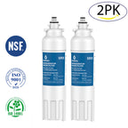 2Packs for LG LT800P Premium Compatible Ice And Water Fridge Filter ADQ73613401