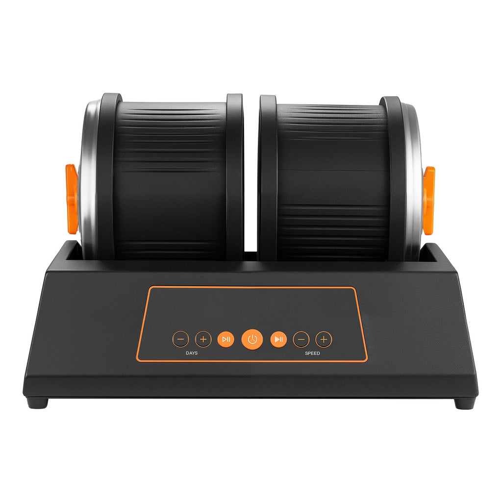 8lbs Rock Tumbler Kit with 4 Speeds and 9-Day Timer, Includes Adapter