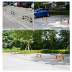 Arch Parking Barrier Fold Down Car Safety Lock Post Vehicle Impact Protection AU