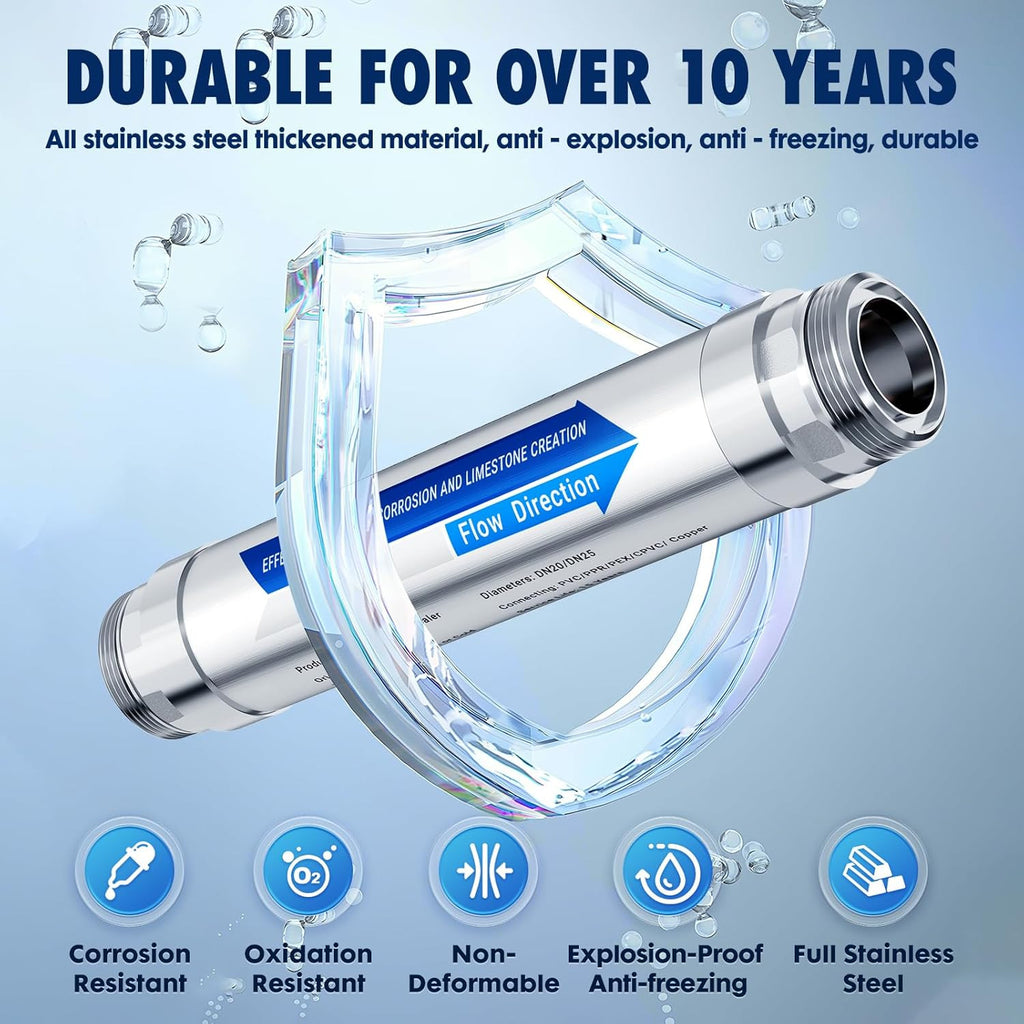 IPS Whole House Anti Lime Scale Water Descaler Softener System Filter