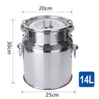 14L Electric Cattle Cow Milker Pulse Vacuum Pump Farm Milking Machine