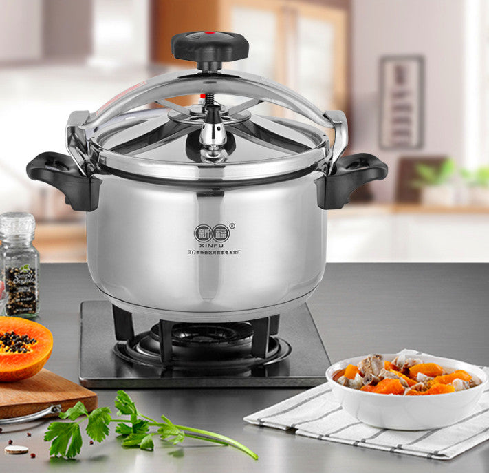 9L Pressure Cooker Thicken Explosion-Proof 304 Stainless Steel One Hand Locking