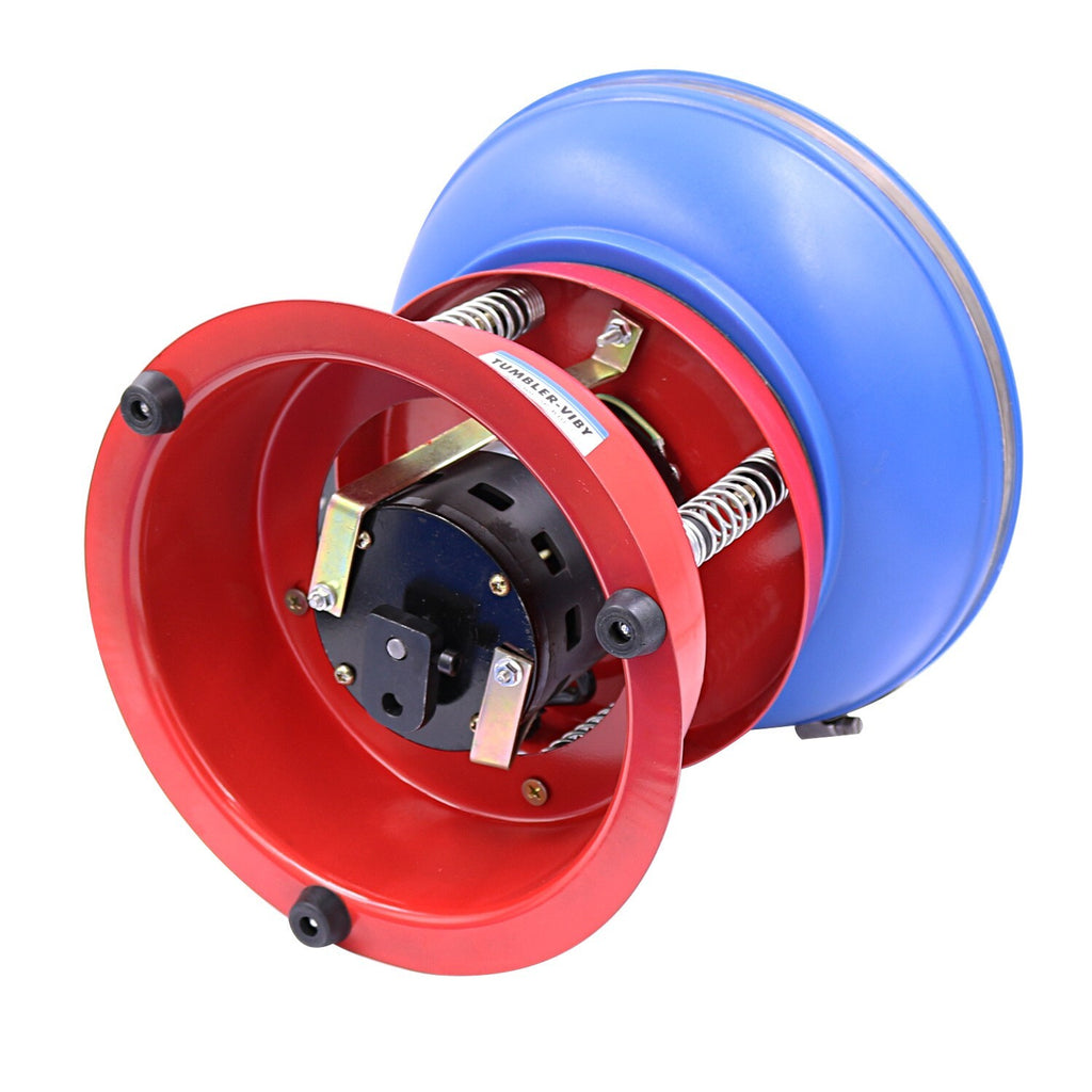 Vibrating Tumbler Jewelry Vibratory Polisher Wet Dry Electric Polishing Machine