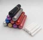 8x Aluminum Nasal Inhaler Blanks Empty Tubes Essential Oil Aromatherapy Sticks