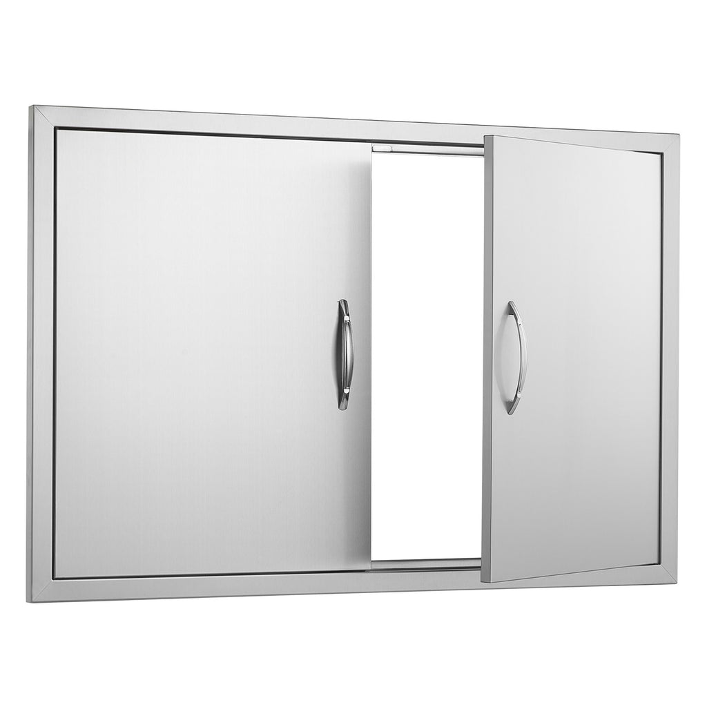 990x660 mm Outdoor BBQ Island Access Door Stainless Steel Kitchen Panel