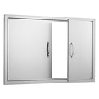 990x660 mm Outdoor BBQ Island Access Door Stainless Steel Kitchen Panel