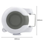 15M Double Line Clothesline Retractable Wall Hanger Clothes Dryer Drying Rack AU