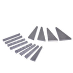 12Pcs Angle Gauge Block Set Accuracy Steel Machinist Tool 1/4 to 30 Degree & Box