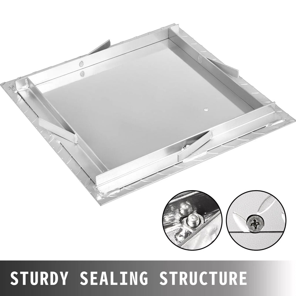 Powder-Coated Steel Recessed Manhole Cover 60x60cm with Sealed Frame