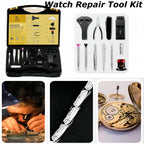 17 Pieces 7812 Professional Grade Quick Service Watch Repair Kit in Carry Case