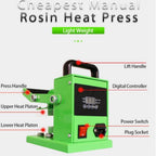 0-1Ton Manual Heat Press Machine Aluminum Heating Plates Heating Extractor 6x9cm