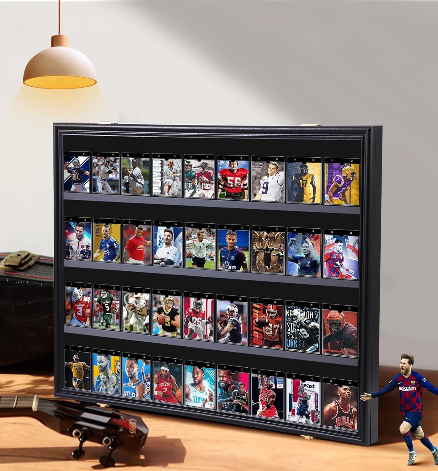 Graded Sports Card Display Case UV Protection Acrylic Baseball Card Display Case