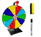 12" Spinning Prize Wheel 12 Slots Tabletop Spinner for Trade Show Carnival Party
