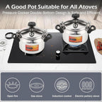 9L Pressure Cooker Thicken Explosion-Proof 304 Stainless Steel One Hand Locking