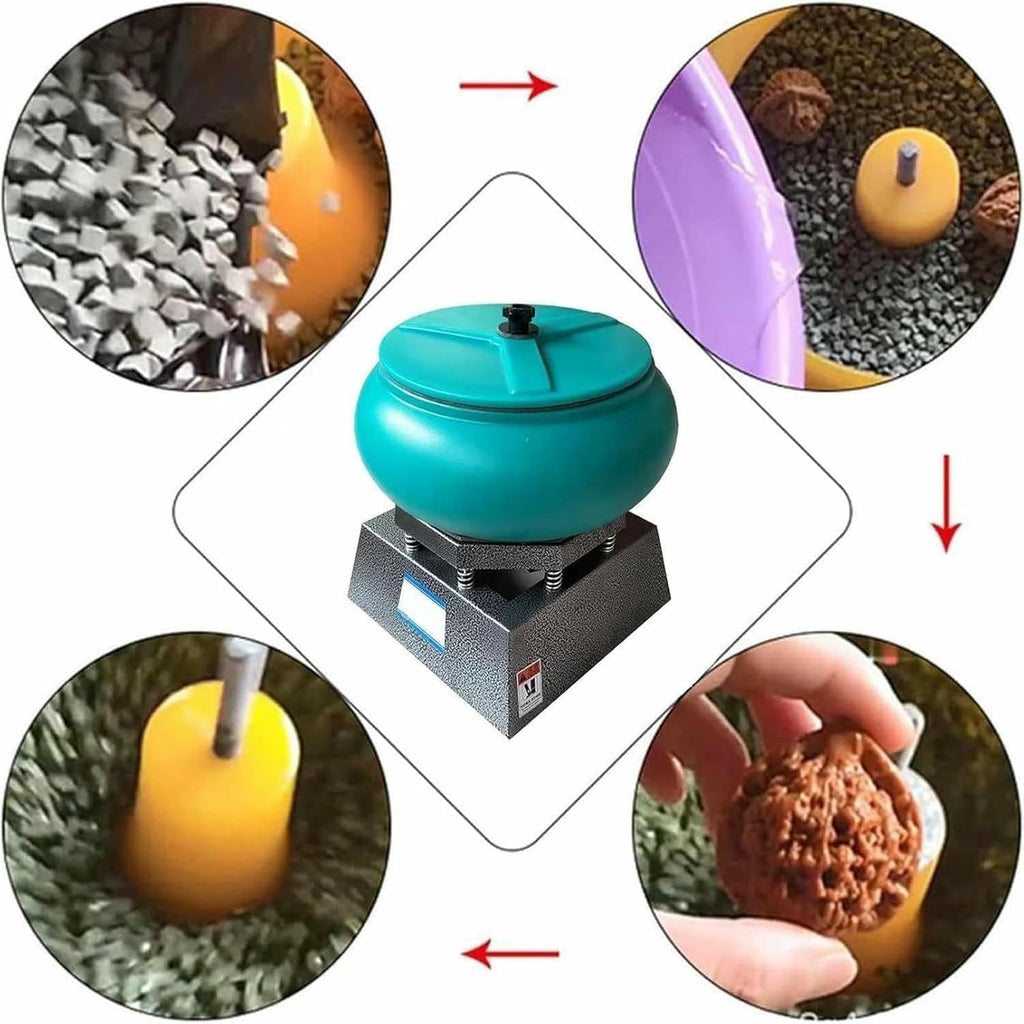 12L Vibration Polishing Machine Vibrating Tumbler Jewelry Vibratory Polisher AU
