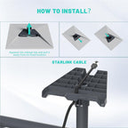Starlink Gen 3 Pipe Adapter Starlink Pole Mount for Starlink Gen 3 Standard Dish