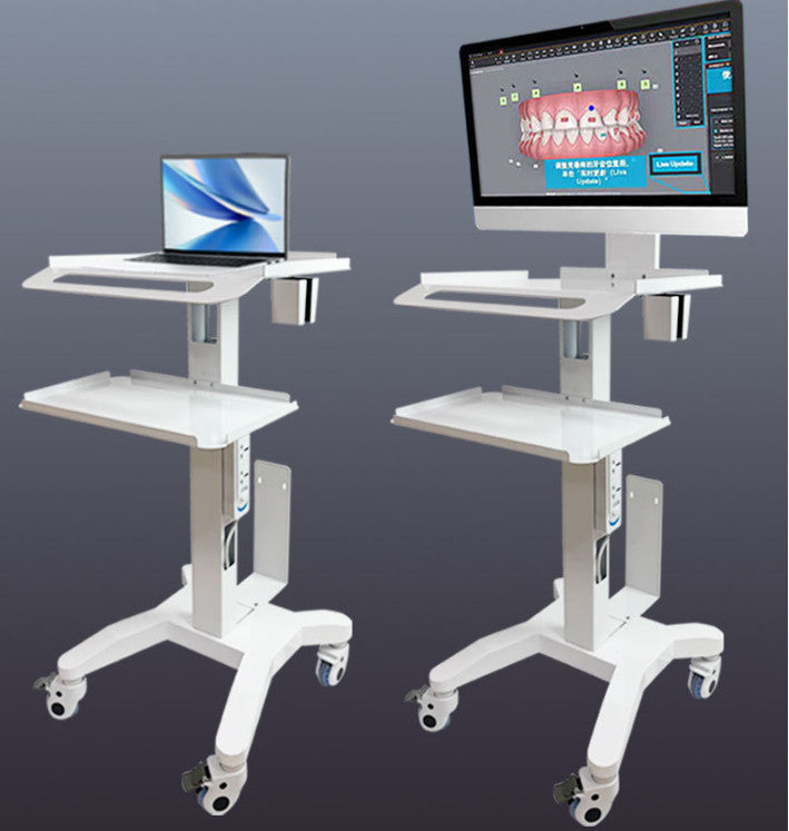 Dental Cart Trolley for Intraoral Scanner Computer Dentist Practice Trolley Cart
