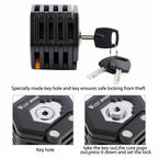 Bicycle Lock with 3 Keys Anti-Theft Folding Bike Lock with Mounting Bracket