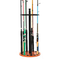 Vertical Fishing Rod Holder Storage Rack Floor Stand For 15 Fishing Pole Holder