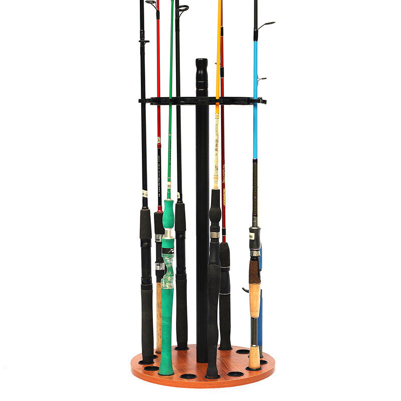 Vertical Fishing Rod Holder Storage Rack Floor Stand For 15 Fishing Pole Holder